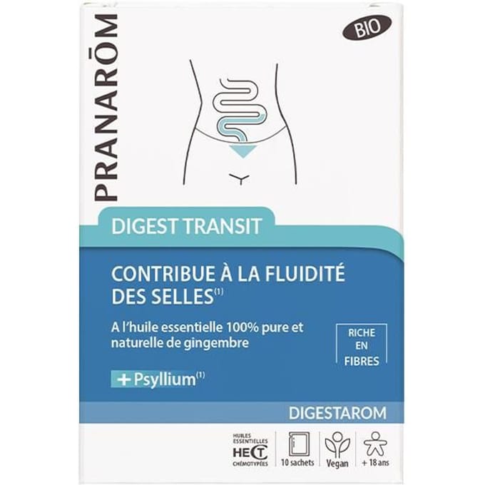 Pranarôm Digest Transit Bio 10 Zakjes