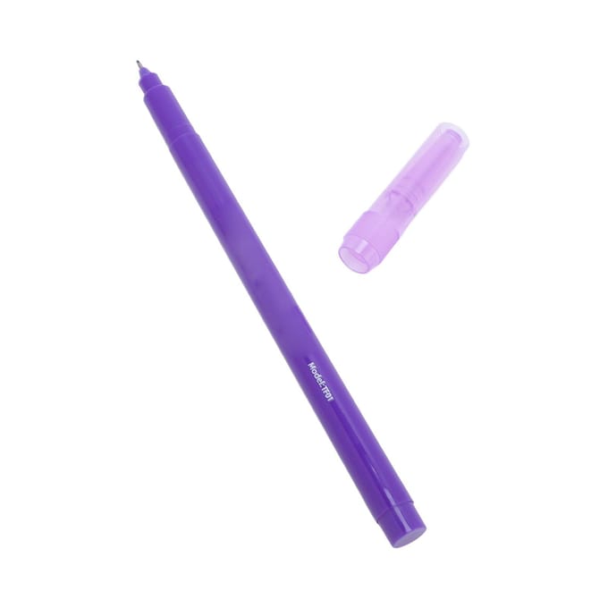 10 Set Huid Stencil Markers met Linialen Sneldrogend Uitwisbare Huid Scribes voor Schoonheidssalon 10ml pink