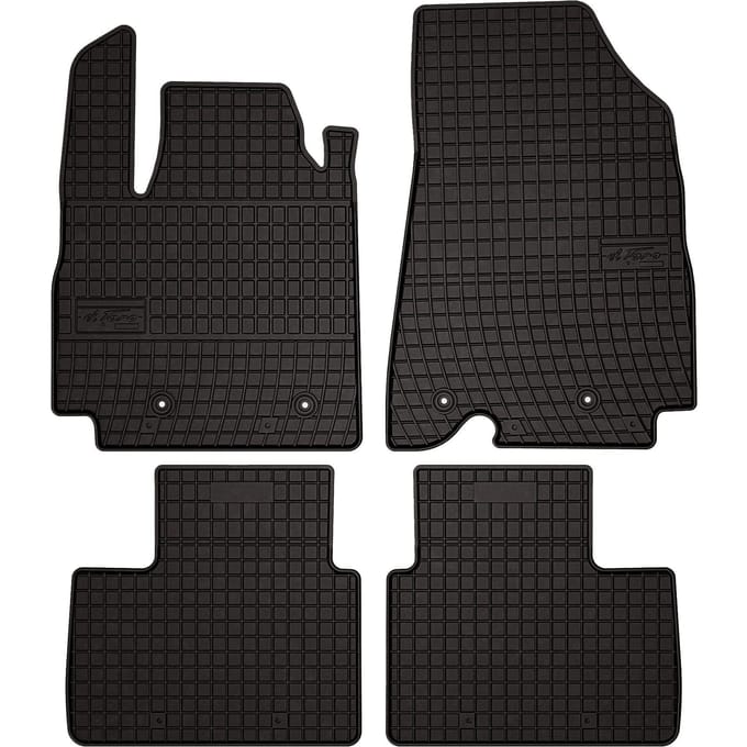 Wielganizator SolidPRO - Rubberen Automatten - Renault Arkana - Zwarte Kleur - Perfecte Pasvorm