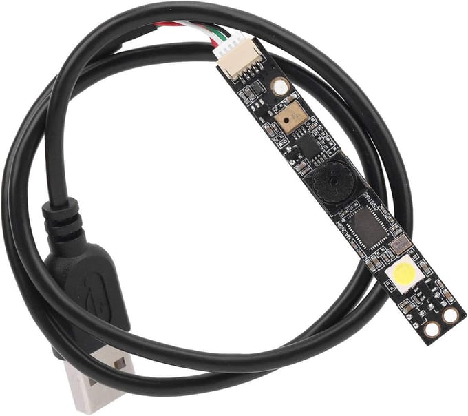 Mini Camera Module - HD Webcam - Beveiliging Installaties - 5MP Groothoeklens - 62 x 9 mm - Zwart