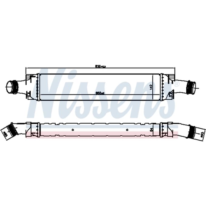 Intercooler NISSENS 961466