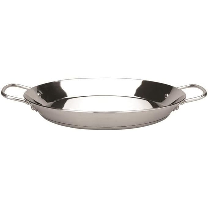 Poêle à paella - IBILI - Premier - 40 cm - Acier inoxydable - 9 portions
