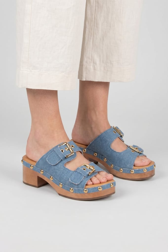 DWRS label Sevilla Denim Jeans Größe: 36 | Sandalen Outlet | Damen | Blau