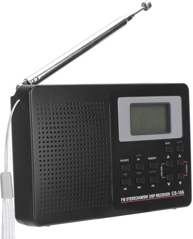 Dailygoody - Draagbare radio - Fm Am Sw Ontvanger - Compact formaat
