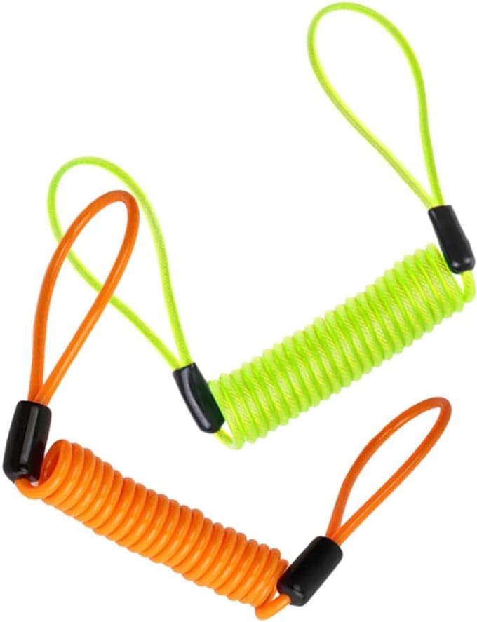 Schijfremslot Set - Scooter Motor - Voertuig Beveiligen - Levendig Ontwerp - 120 cm - Diverse Kleuren