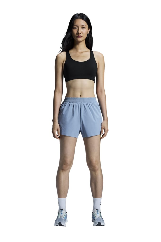 On Train Shorts 1 W Chambray Chambray Maat: M | Korte Broeken Outlet | Dames | Blauw