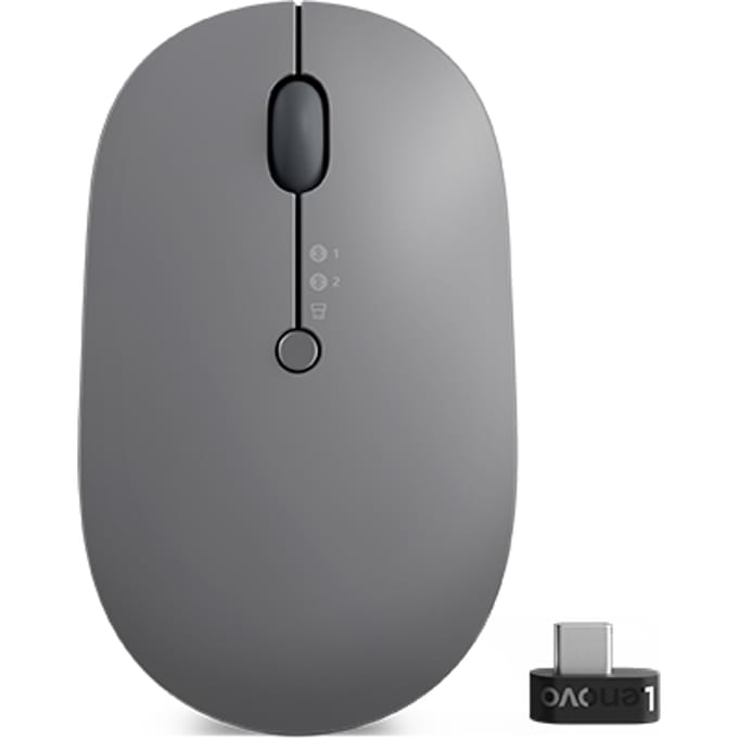 Lenovo Go Multi-Device muis Kantoor Ambidextrous RF-draadloos + Bluetooth Optisch 2400 DPI