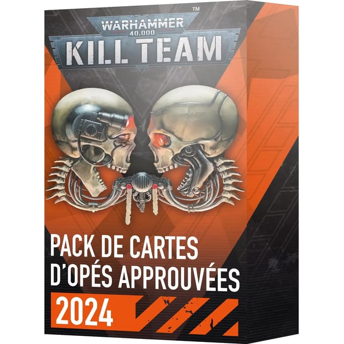 Bordspellen Games Workshop Warhammer 40k - Kill Team Cartes d'opes approuvees (Fr)