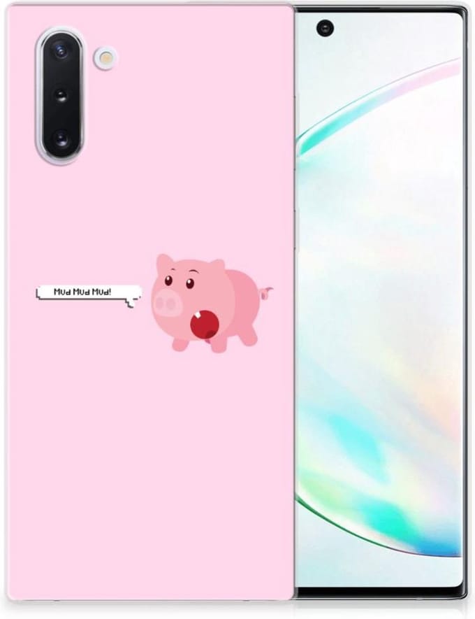 Samsung Galaxy Note 10 Telefoonhoesje met Naam Pig Mud