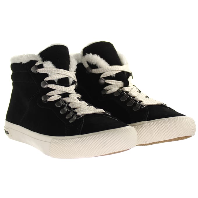 SeaVees Carmel Coast Lace-Up Zwart Suède Leren Damesschoenen