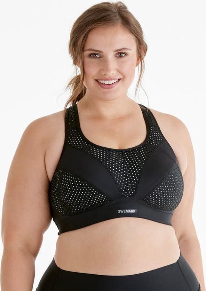sport bh dames -De beste sport beha- 85E incredible Zwart