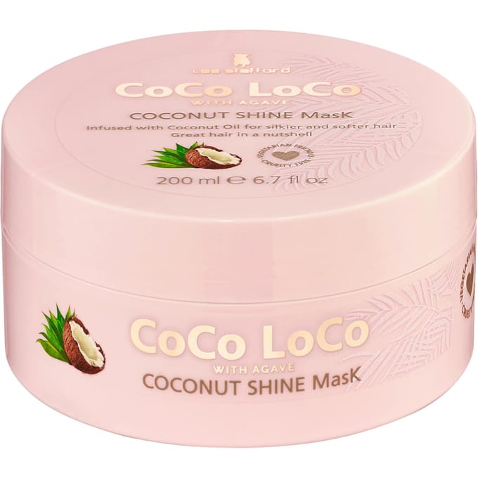 Lee Stafford Coco Loco Coconut Shine Mask Haarmasker 200ml