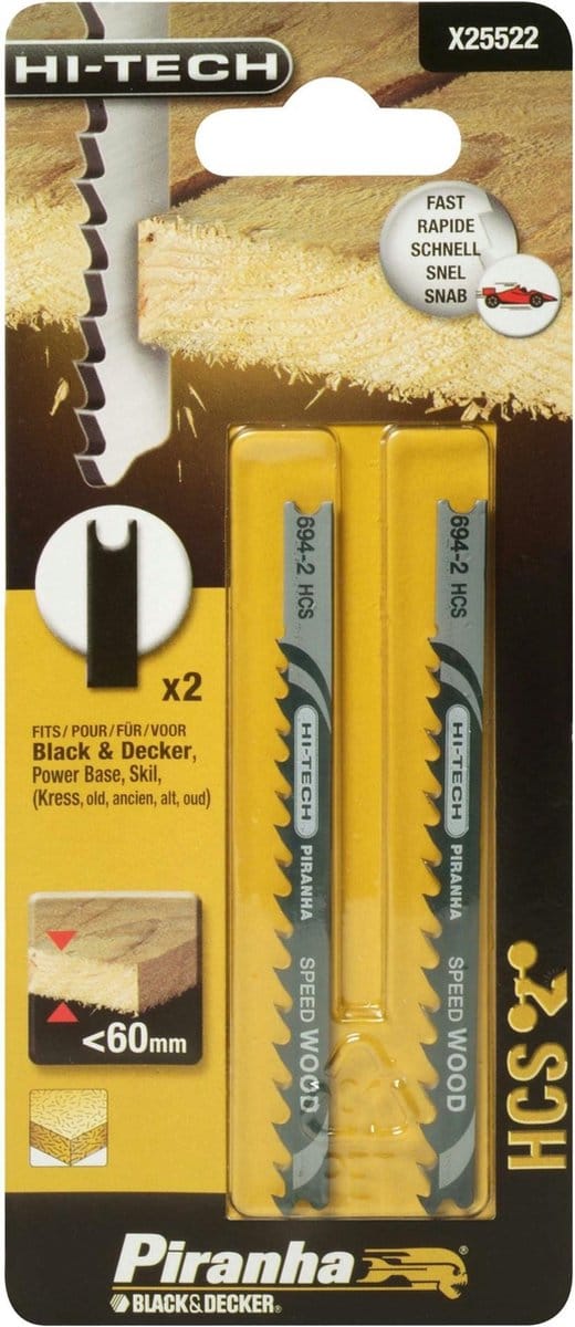 Piranha HI-TECH decoupeerzaagblad hout/grof U-schacht 30 mm X25522