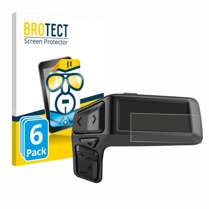BROTECT - Screenprotector voor Bosch Purion 200 - Folie Beschermfolie transparant 6 Stuks