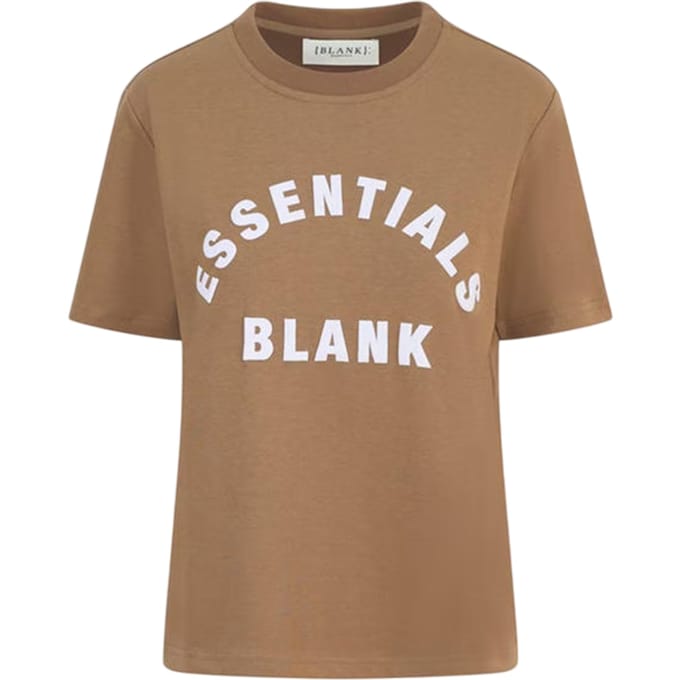Blank Essentials Dames/Dames Oversized Vriend T-shirt (Mokka)