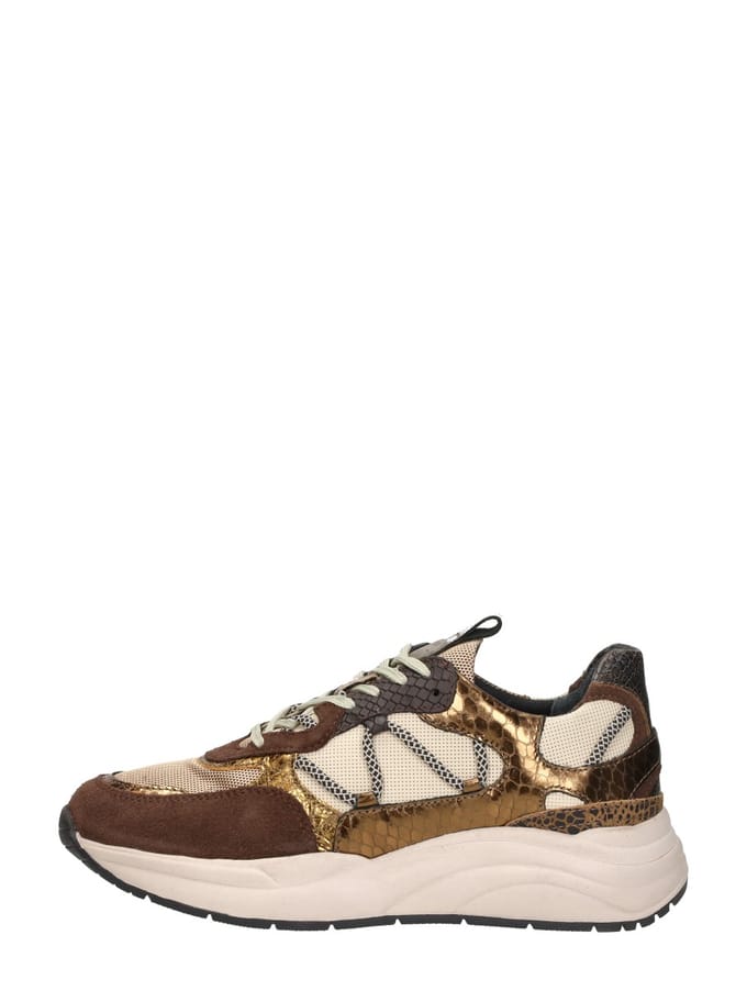 SUB55 Sneakers Laag Sneakers Laag - donkerbruin - Maat 40