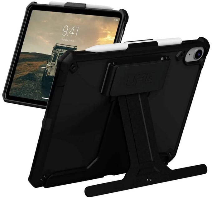 UAG Scout with kickstand and handstrap black - iPad 10.9" 2022/ 11" 2025 BULK