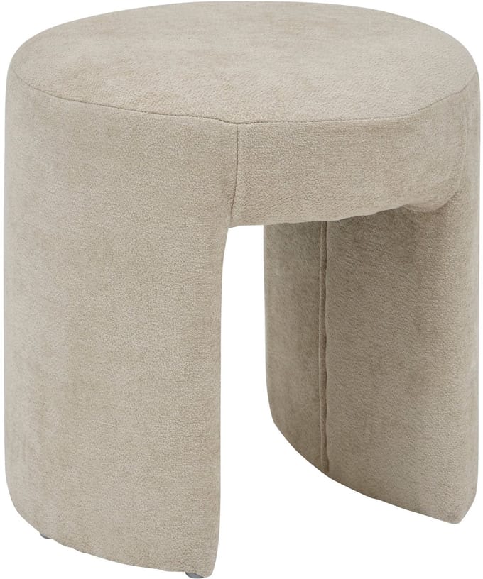 Atmosphera Jin Poef - Ø38cm - Beige