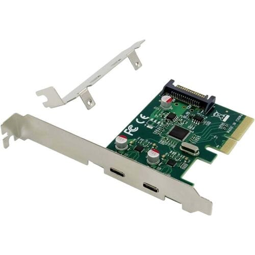 Conceptronic EMRICK07G 2 poorten USB-C 3.1 Gen2-interfacekaart PCI-Express, USB-C PCIe x4