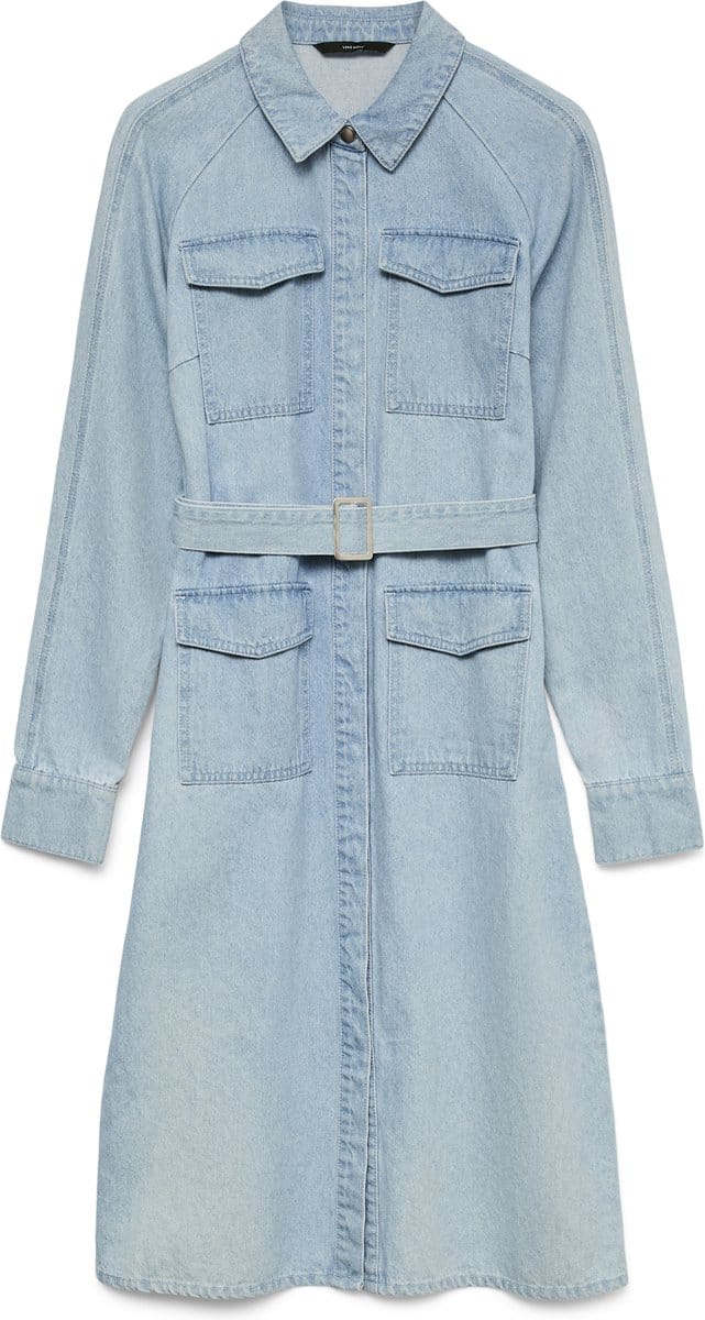 Vero Moda Denim jurk VMLINEA Lange jurk
