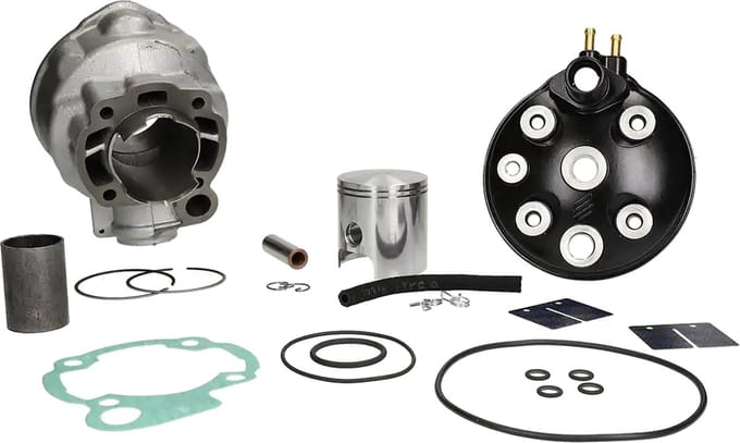 Cilinder Polini 80cc Minarelli AM6 Watergekoeld Gietijzer