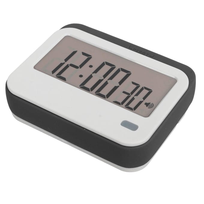 Grote Cijfers Digitale Timer Wekker Stil Kleine Digitale Keukentimer voor Koken Leren gray