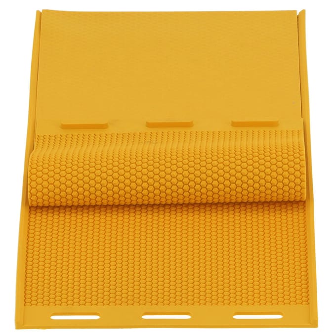 2 stuks 5,4 mm bijenwaspersmal DIY rubberen kamfunderingsplaat bijenhouderij-accessoire geel orange