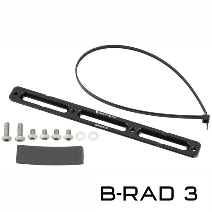 Wolf Tooth B-rad 3 Flessenhouderadapter Zwart