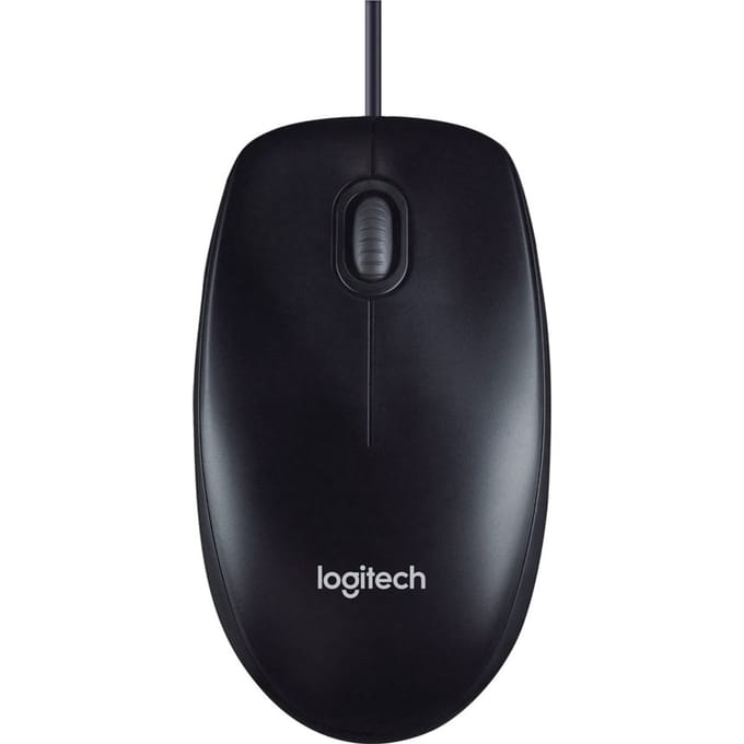 Logitech M90 HD Optical Muis - Zwart - Muis - Optisch - 3 knoppen - Zwart