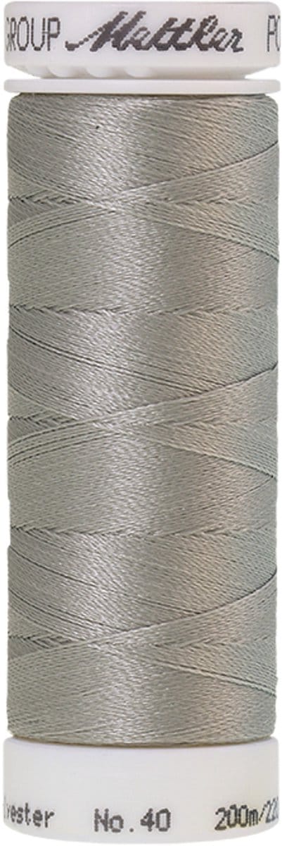Mettler borduurgaren - Grijs - Nr 142 - Polysheen - 200 meter