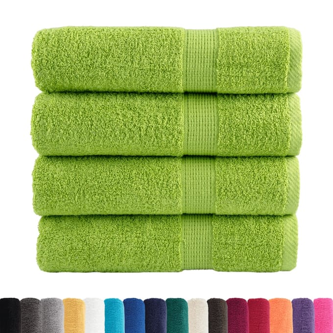 vidaXL - Badhanddoeken - SOLUND - 4 - st - 600 - g/m² - 100x150 - cm