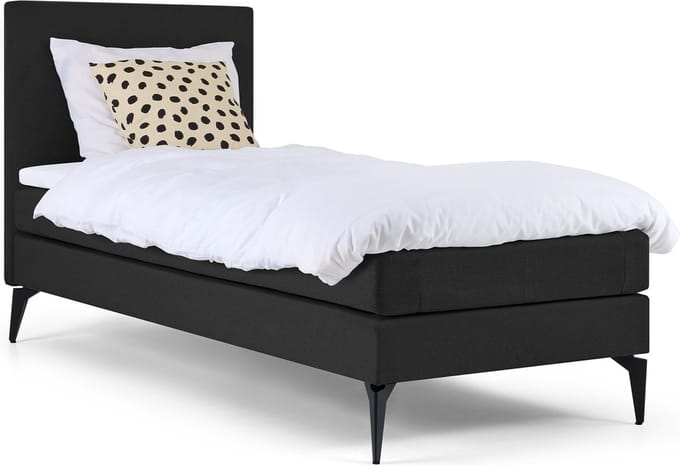 Maxi Boxspring Cisano - 90 x 200 cm - dark grey