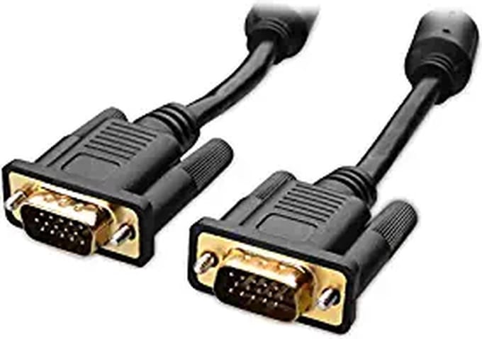 kwaliteit  VGA Kabel | 1,5M VGA (D-Sub) naar VGA (D-Sub) Male Zwart
