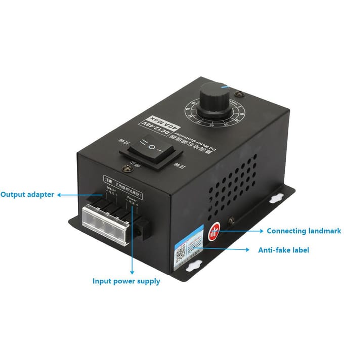 DC 12V~48V 40A Borstelmotor Toerentalregelaar Snelheidsregelmodule Elektrische Controller