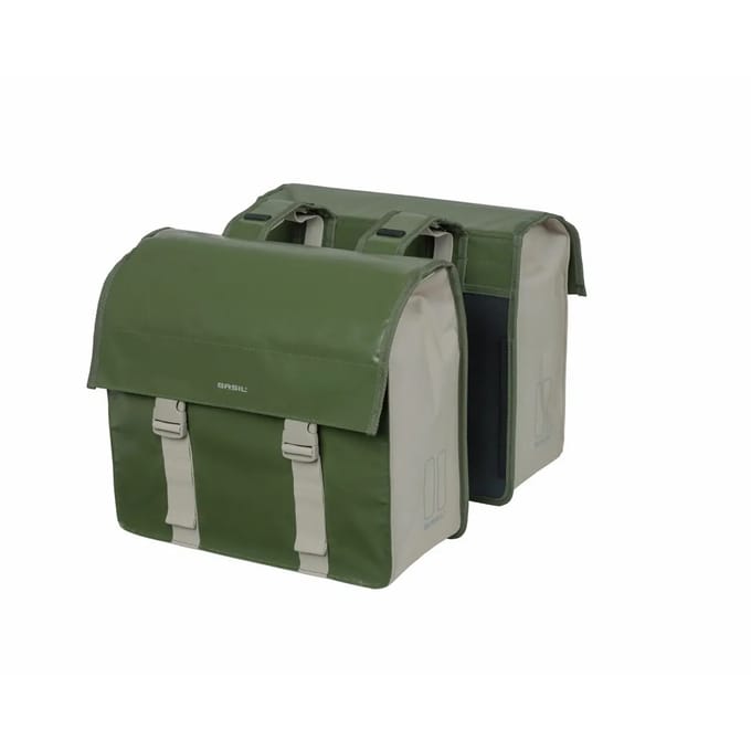 Basil Urban Load Dubbele Fietstas - 48-53 Liter - Mosgroen