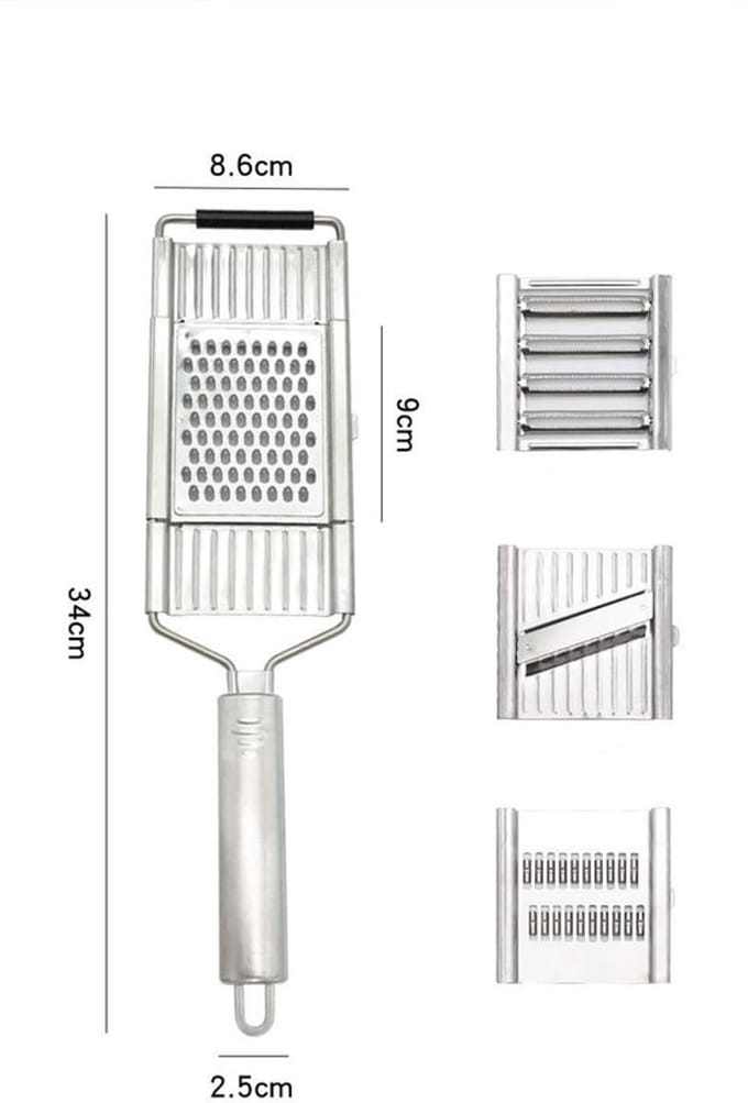 Solidchoice - Dailygoody - Gemberrasp - Zester raspset - Roestvrij staal