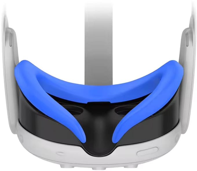 Siliconen gelaatsscherm voor Meta Quest 3 | Blauw
