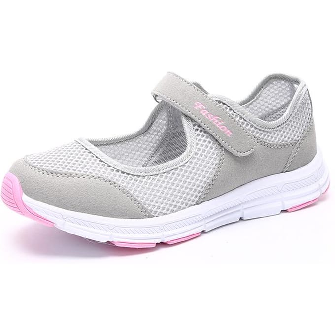 Dames van middelbare leeftijd Casual mode holle platte bodem knoop luie sneakers maat 35-43 38