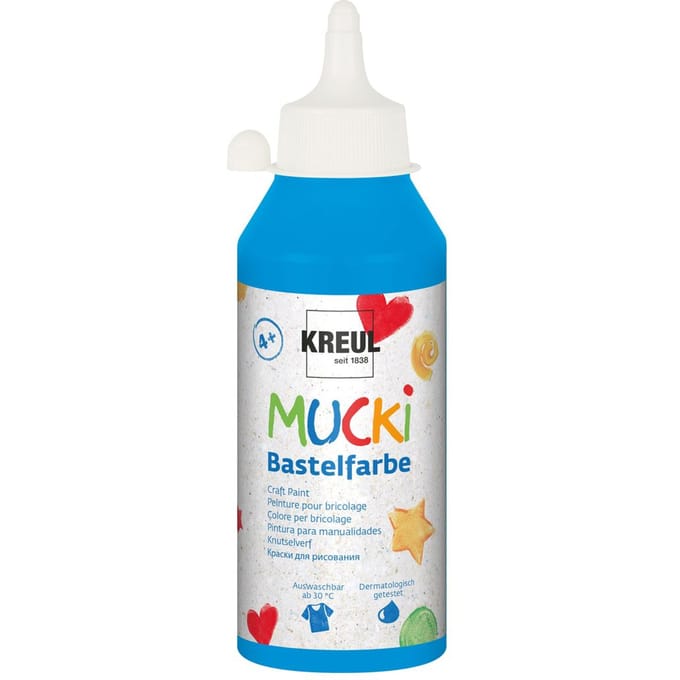 MUCKI Knutselverf, 250 ml - Blauw