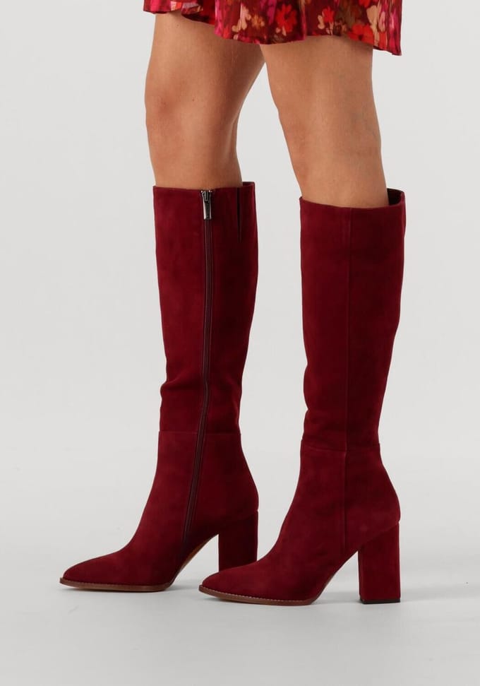 Notre-V 46994 Laarzen - Suède - Dames - Rood - Maat 40