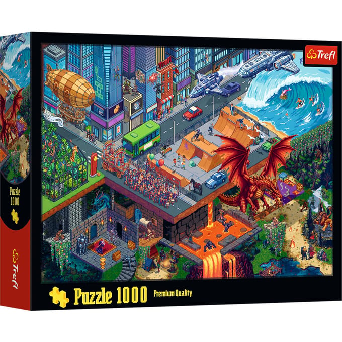 Puzzel Pixel city "Habbo" 1000 stuks