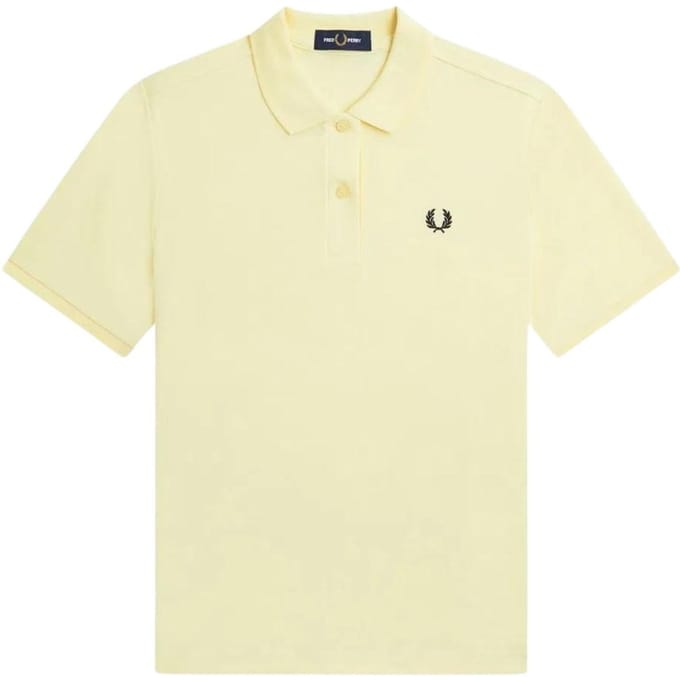Fred Perry Heren Logo Poloshirt (Crème)