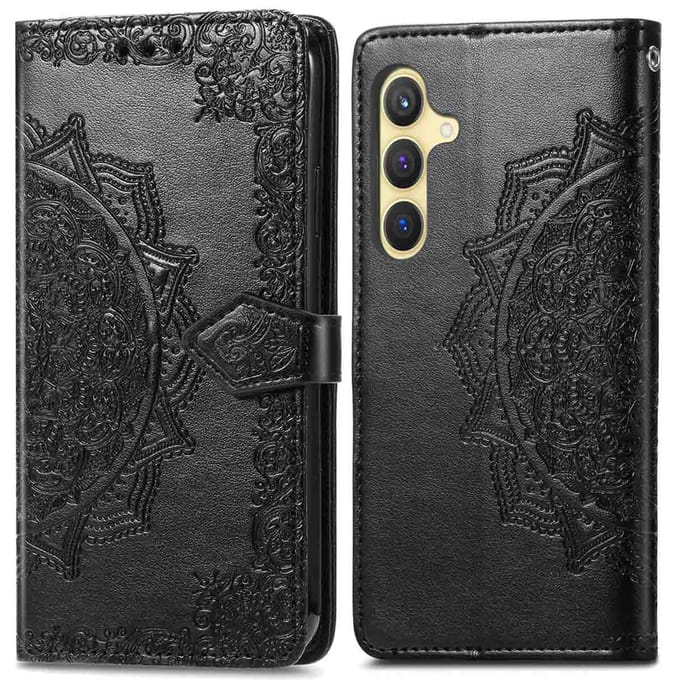 imoshion Mandala Bookcase voor de Samsung Galaxy S24 Plus - Zwart