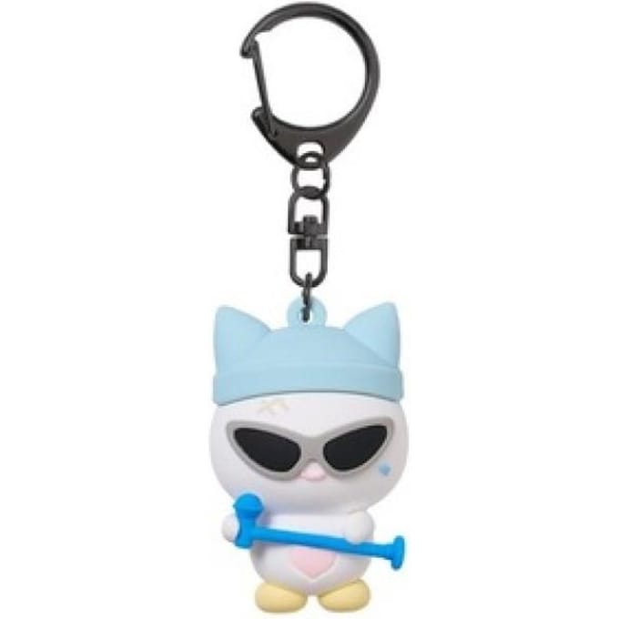 2026 aespa LIVE TOUR - SYNK : aeXIS LINE - in JAPAN, rubberen sleutelhanger WINTER white