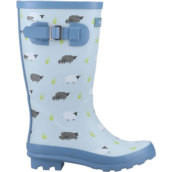 Cotswold Dames/Dames Boerenschaap Wellington Boots (Blauw)