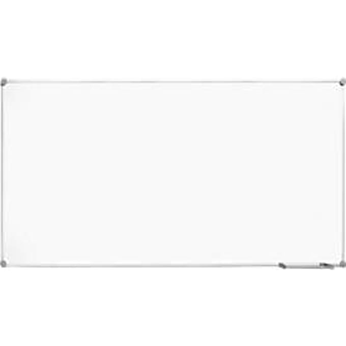Whiteboard 2000 MAULpro, frame platijnagrijs, 1800 x 900 mm, geëmailleerd oppervlak