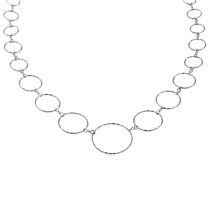 Celesta Silber Collier 925 Silber rhodiniert