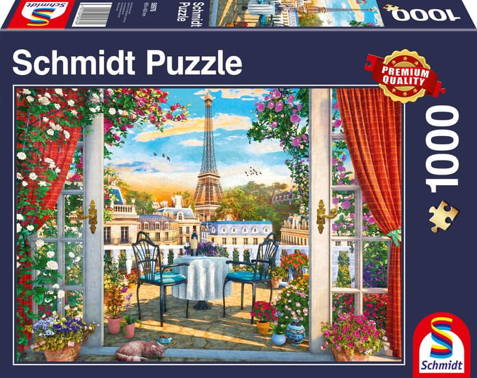 Schmidt Puzzle - A terrace in Paris (1000 pieces)