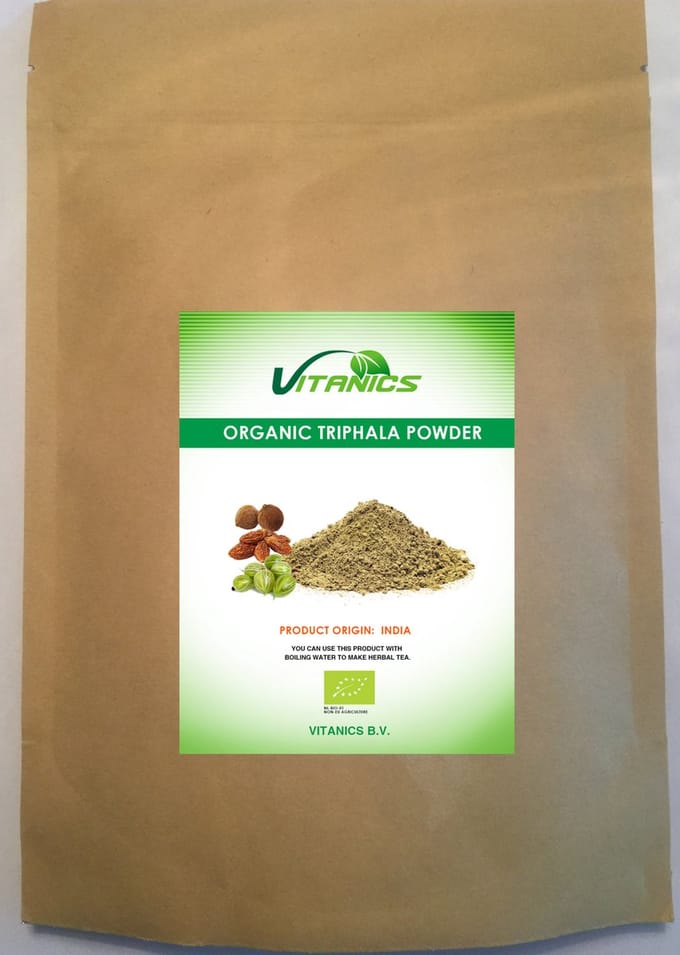 Biologische Triphala Poeder 400g