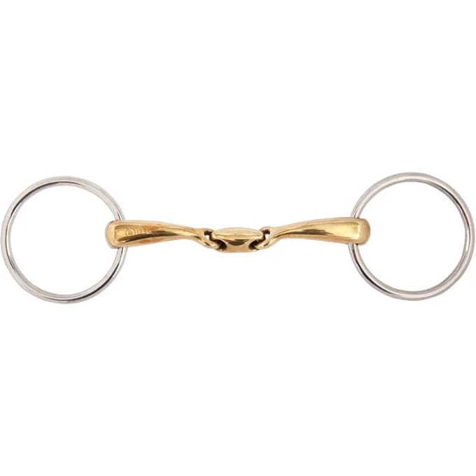 Dubbel bit voor paarden BR Equitation Soft Contact